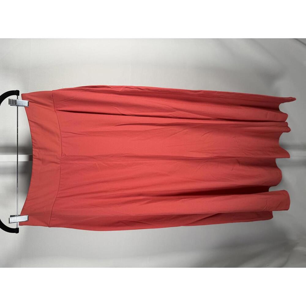 NWT Halara Breezeful High Waisted Pocket 2-in-1 Flowy Maxi Skirt Flame Red - L - Picture 10 of 12